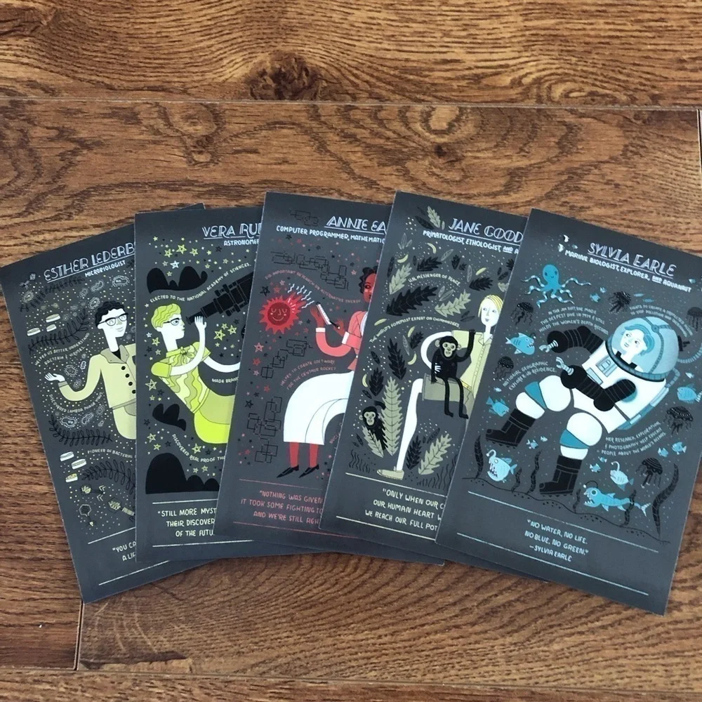 Women in Science by: Rachel Ignotofsky postcard set #8